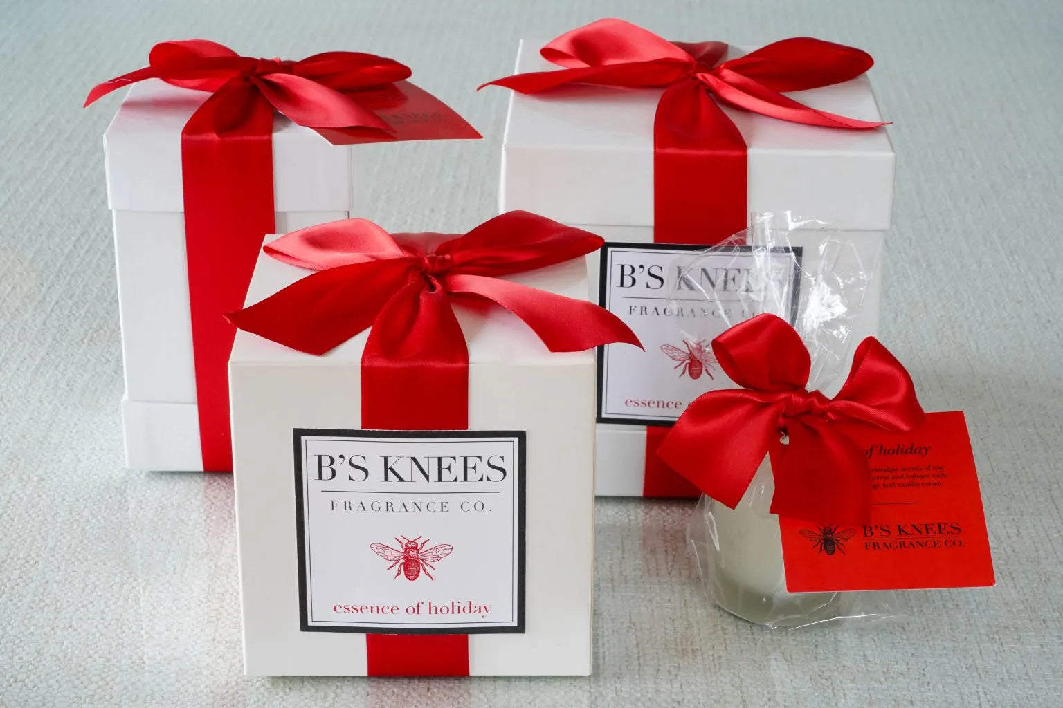 B's Knees Candles - 1 Wick/White Glass, Assorted Scents