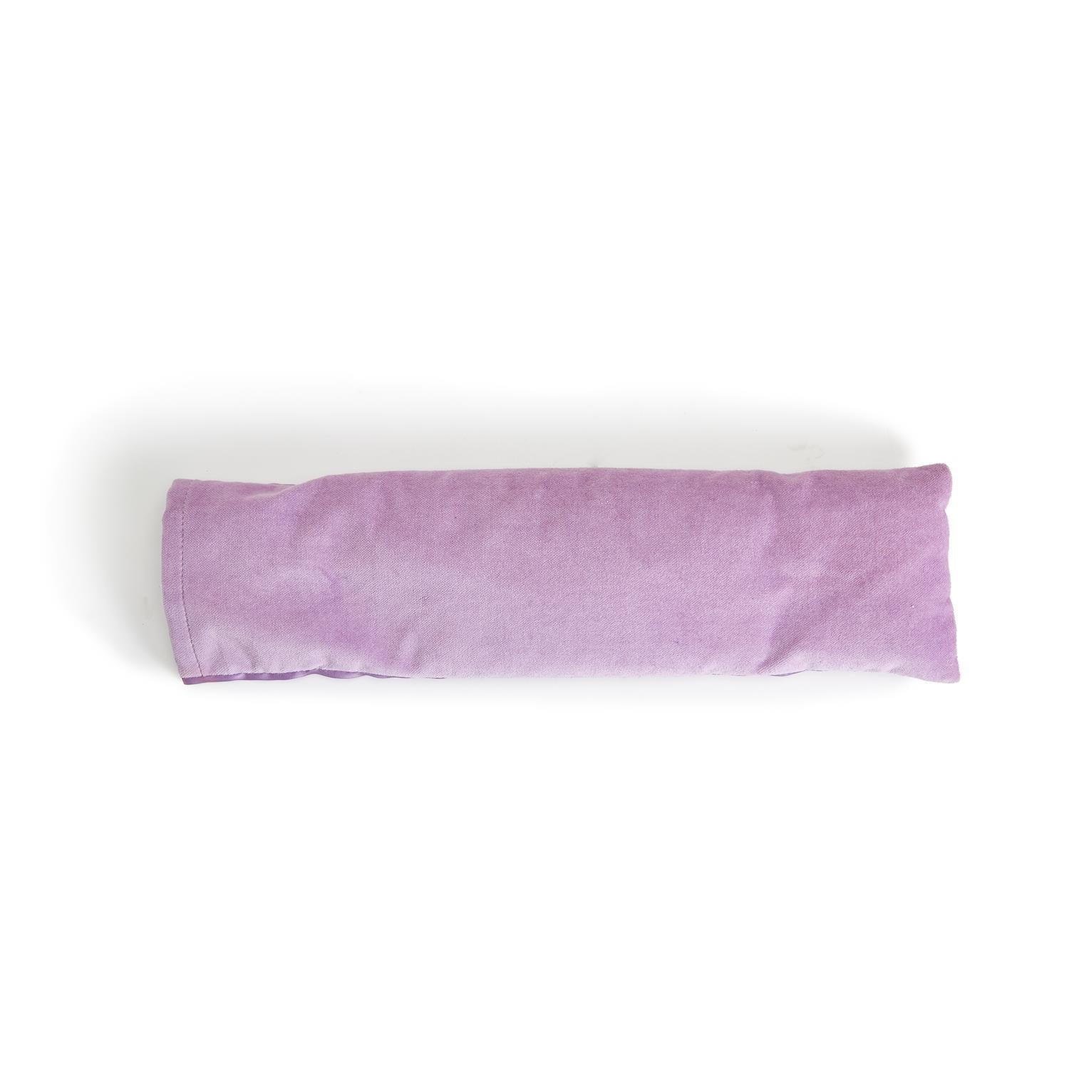 Luxe Velvet and Satin Lavender Scented Calming Heat Pillow