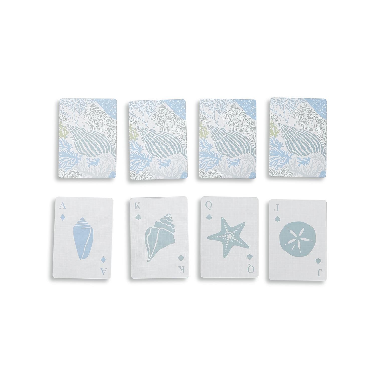 Coral Reef Double Deck Playing Cards in Hinged Storage Box