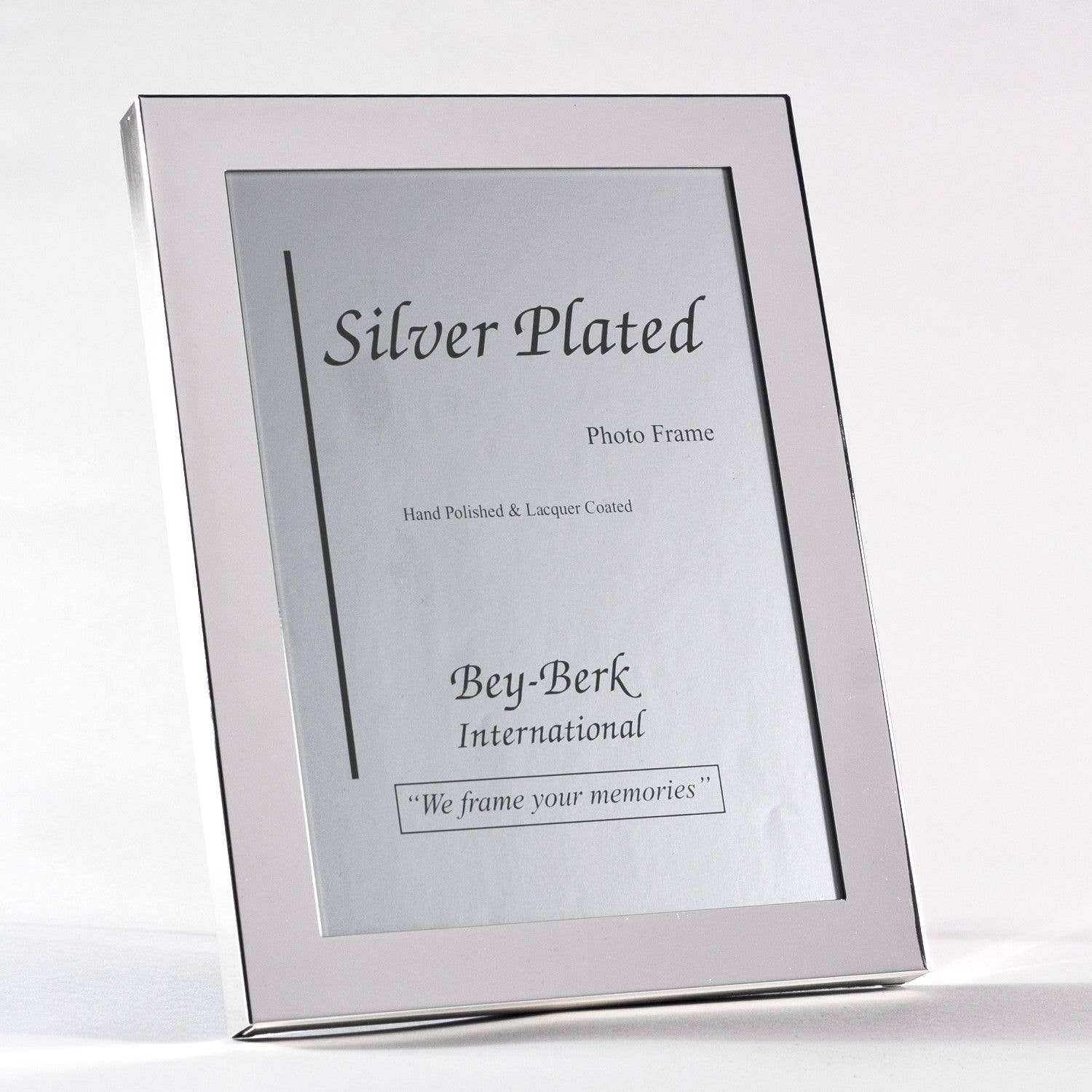 8" x 10" Silver Plated Picture Frame