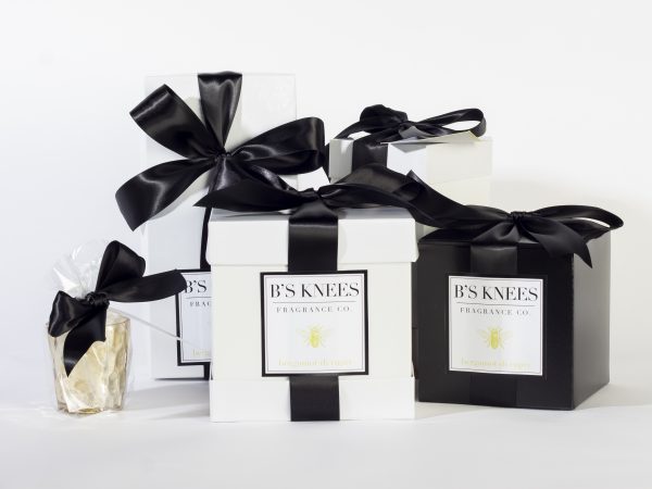 B's Knees Candles - 1 Wick/White Glass, Assorted Scents