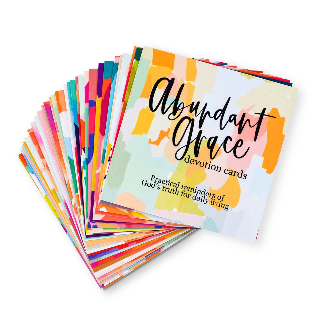 Abundant Grace Devotional Cards with Acrylic Stand - Vol 1