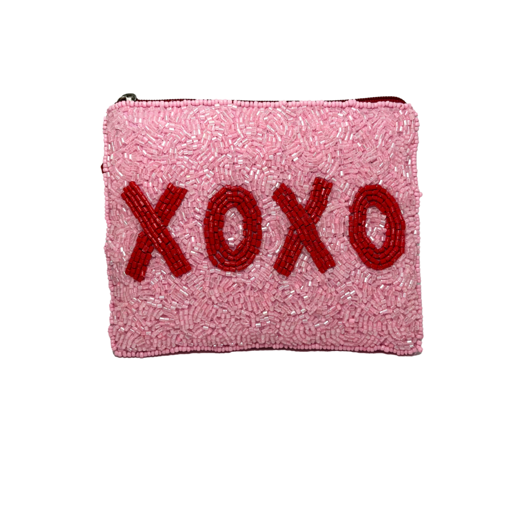 Pink XOXO Coin Pouch