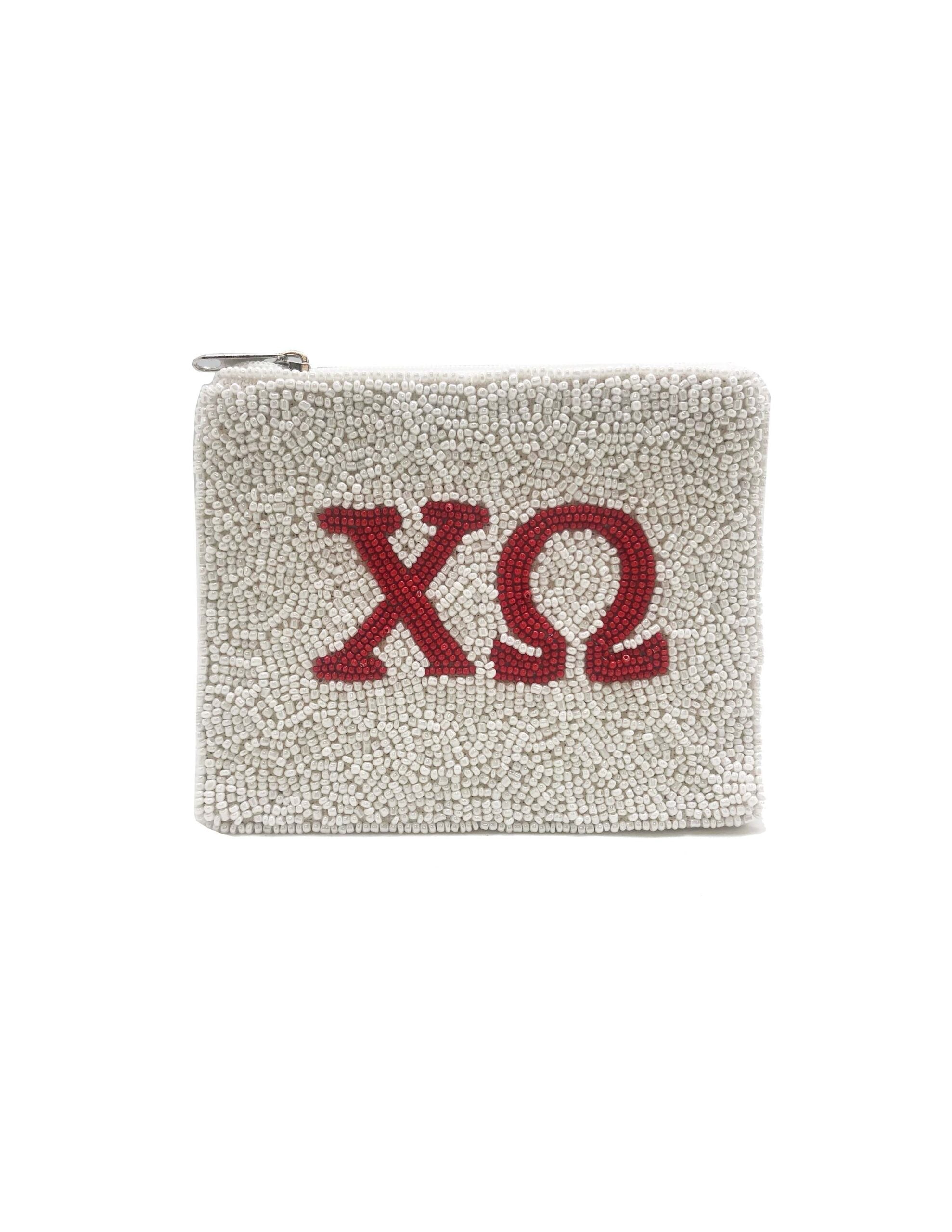 Assorted Sorority Beaded Coin Pouches