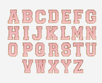 Alphabet Stickers - PINK