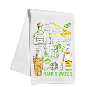 Ranch Water Recipe Kitchen Towel