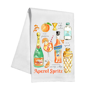 Aperol Spritz Recipe Kitchen Towel