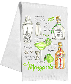 Margarita Recipe Kitchen Towel