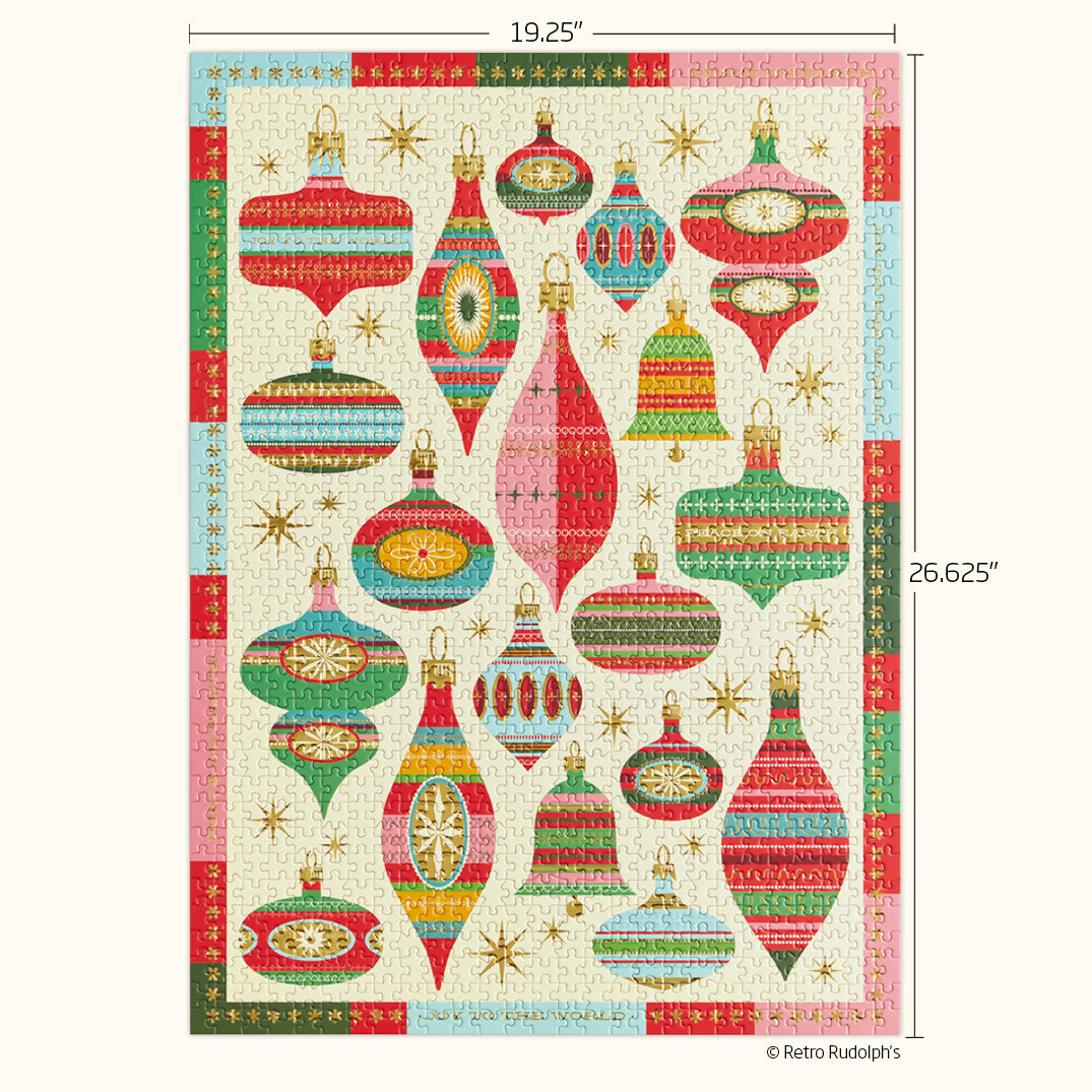Vintage Ornaments 1000 Piece Puzzle