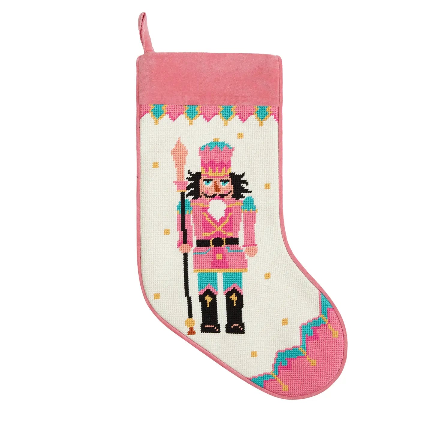 Needlepoint Stockings, Assorted Patterns