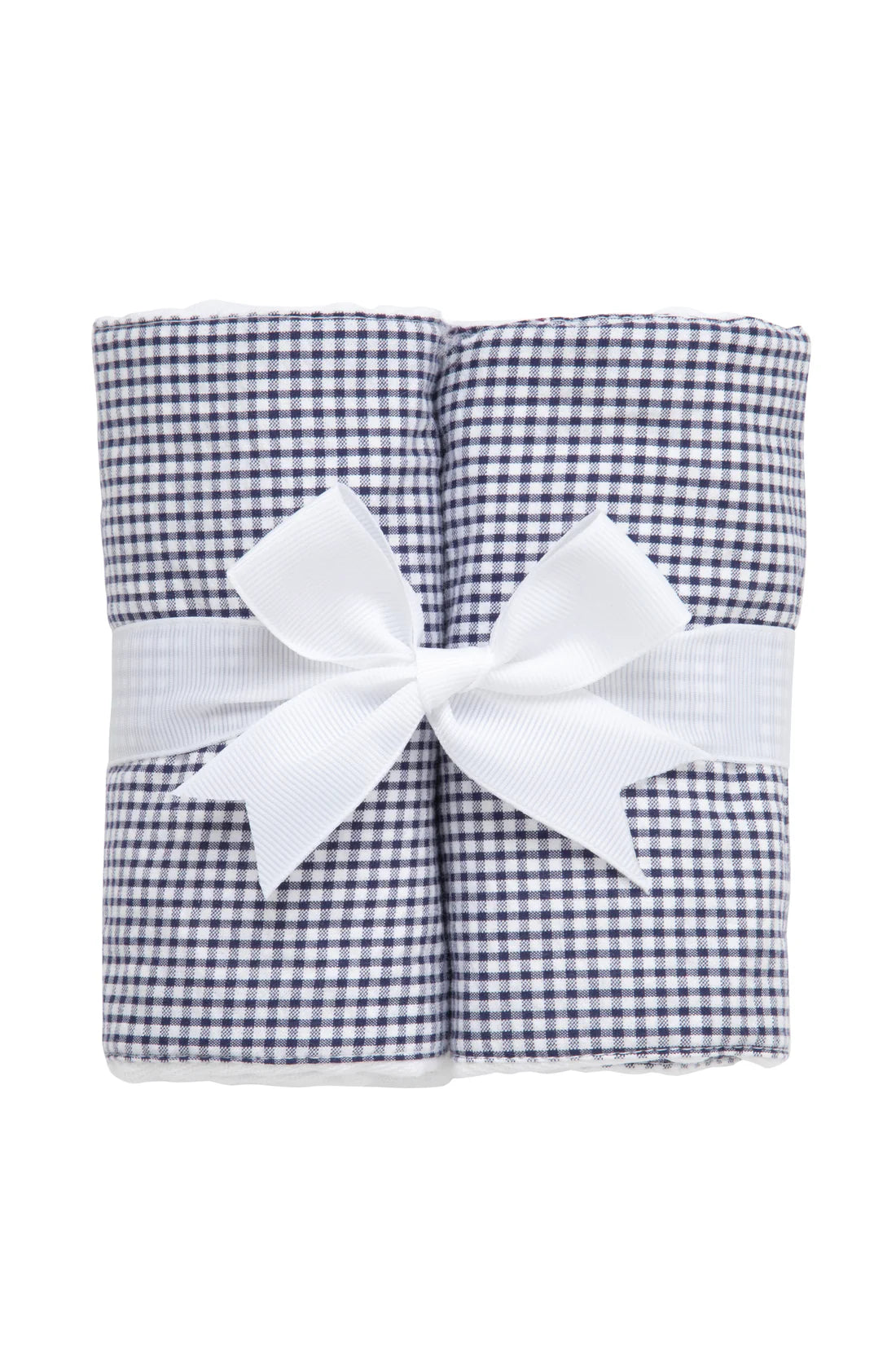 Small Check Set of Two Burps, Navy