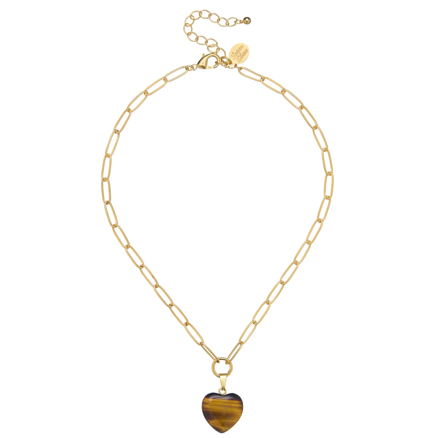 Audrey Heart Necklace, Assorted Colors
