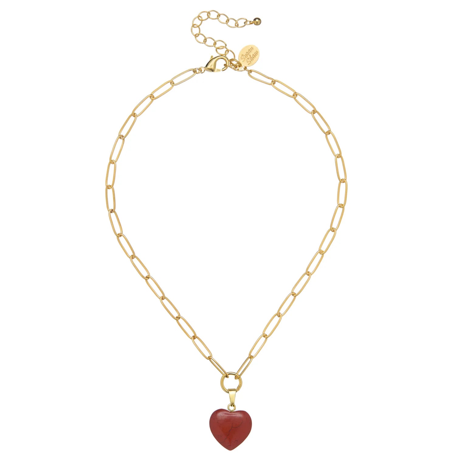 Audrey Heart Necklace, Assorted Colors