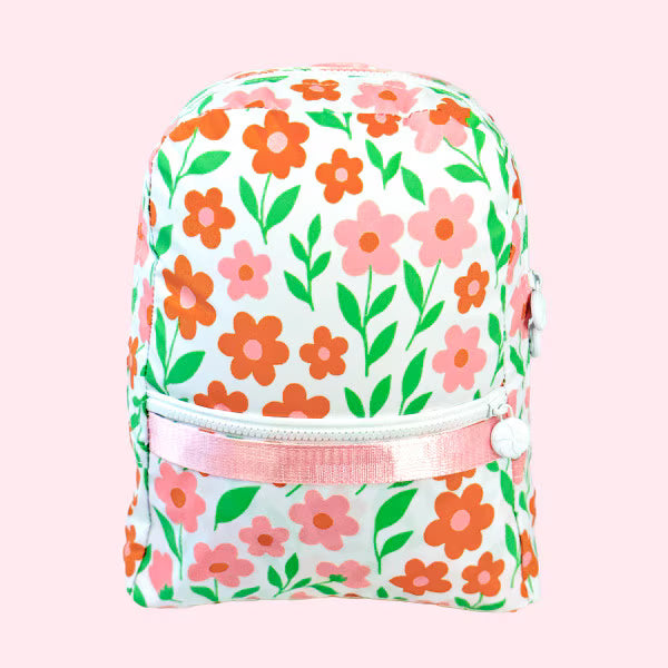 Glossy Small Backpack w/ Pockets, Assorted Patterns