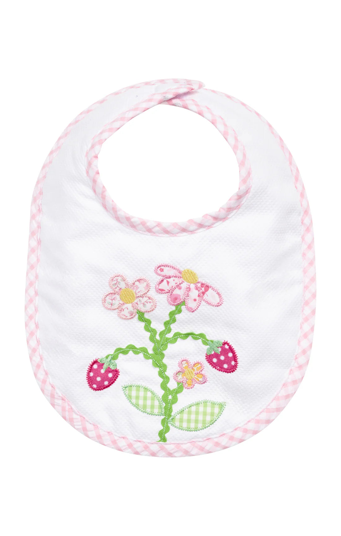 Strawberry Applique Bib