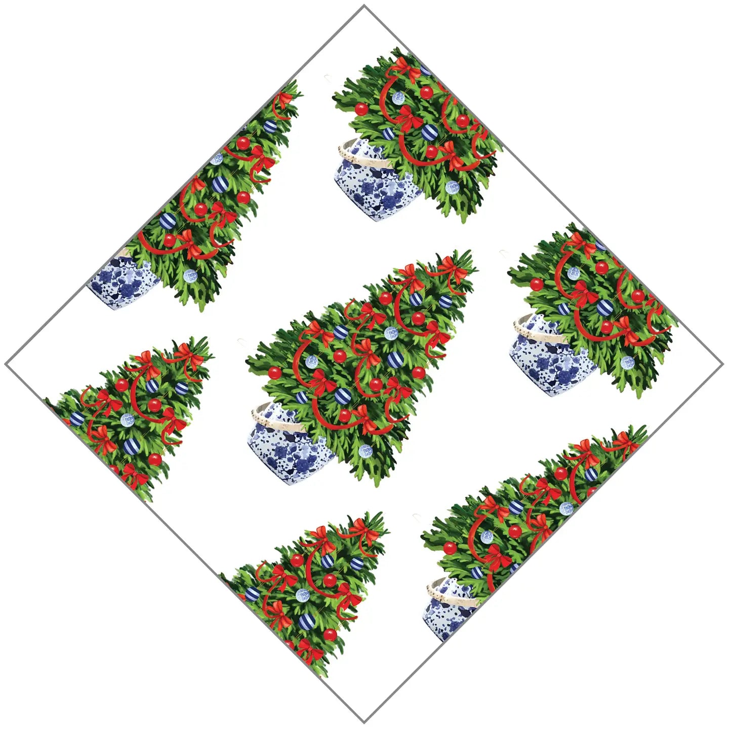 Christmas Trees Cocktail Napkins | Pack of 20