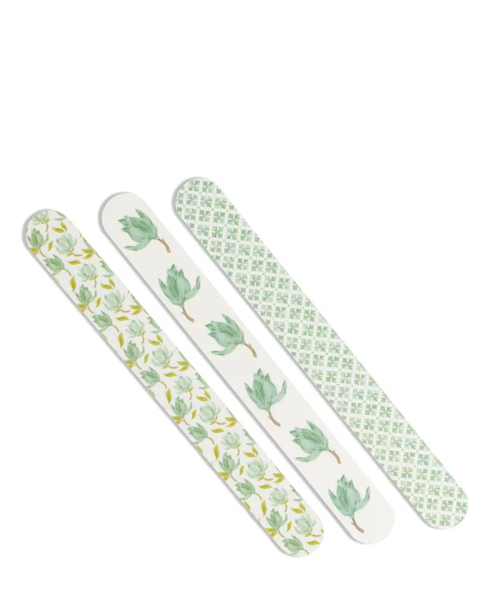 Audrey Nail Files Light Green, Set of 3