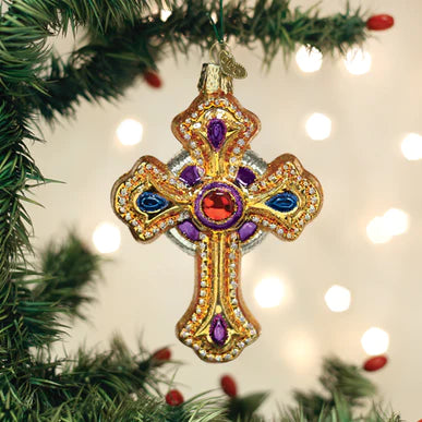 Ornate Cross Ornament