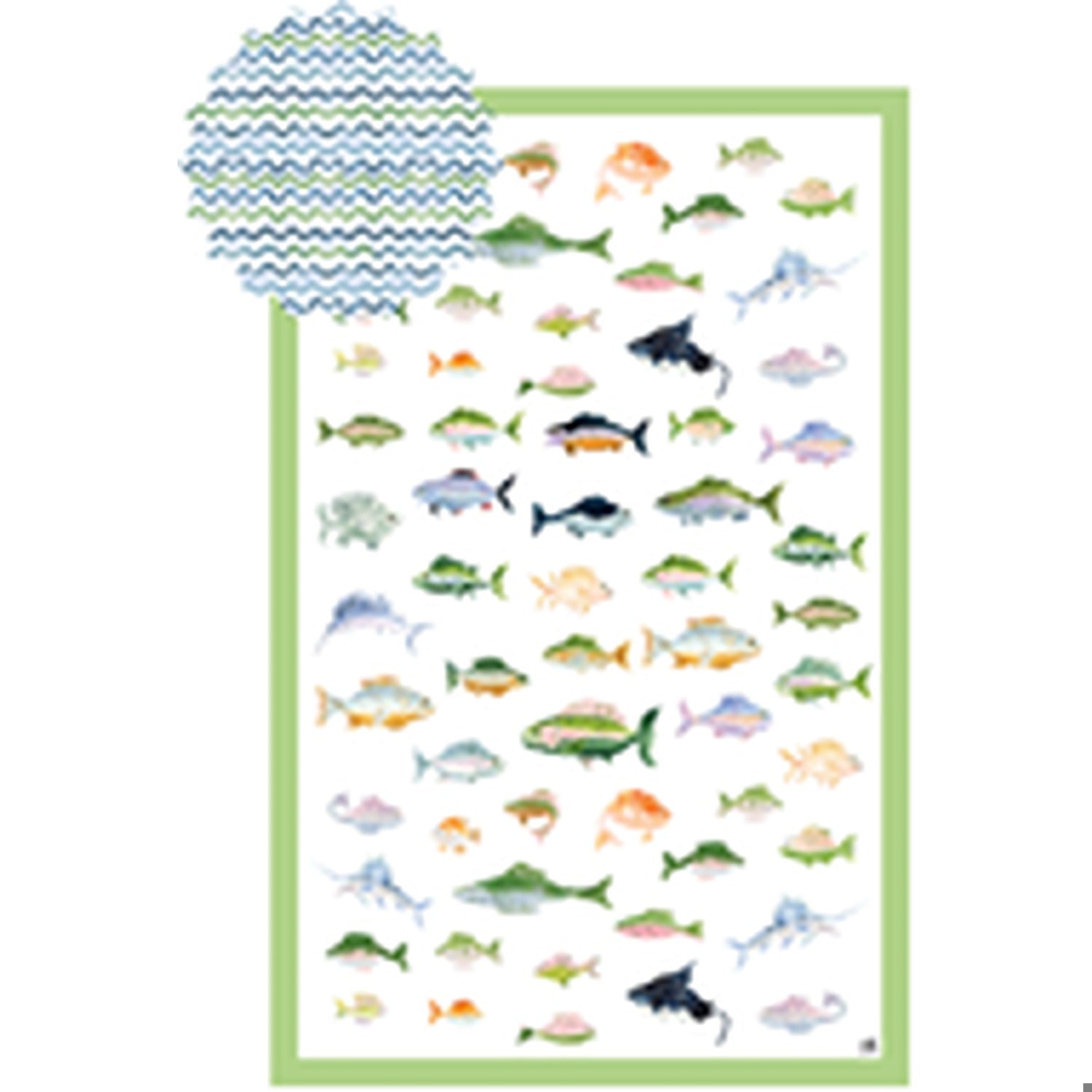 Reel It In Double Sided Tea Towel