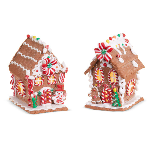 Lighted Gingerbread House 5.5"