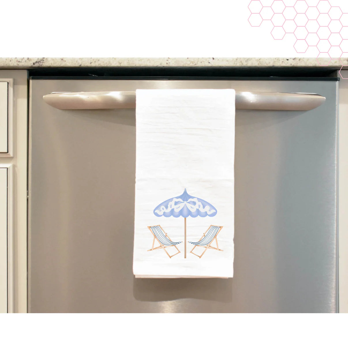Coastal Summer Tea Towel