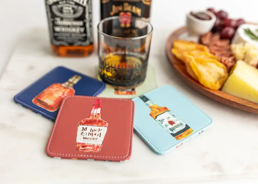 Bourbon Trail Coasters Set of 4