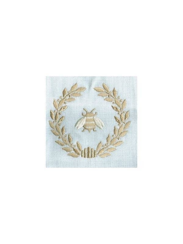 Guest Towel, Combo Linens - Napoleon Bee Wreath