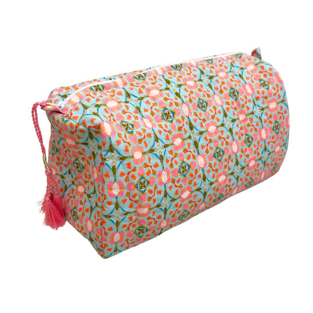 Laura Park Quilted Cosmetic Bag - Large, Assorted Patterns