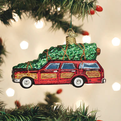 Station Wagon with Tree Ornament