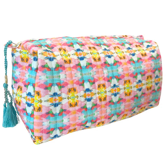 Laura Park Quilted Cosmetic Bag - Large, Assorted Patterns