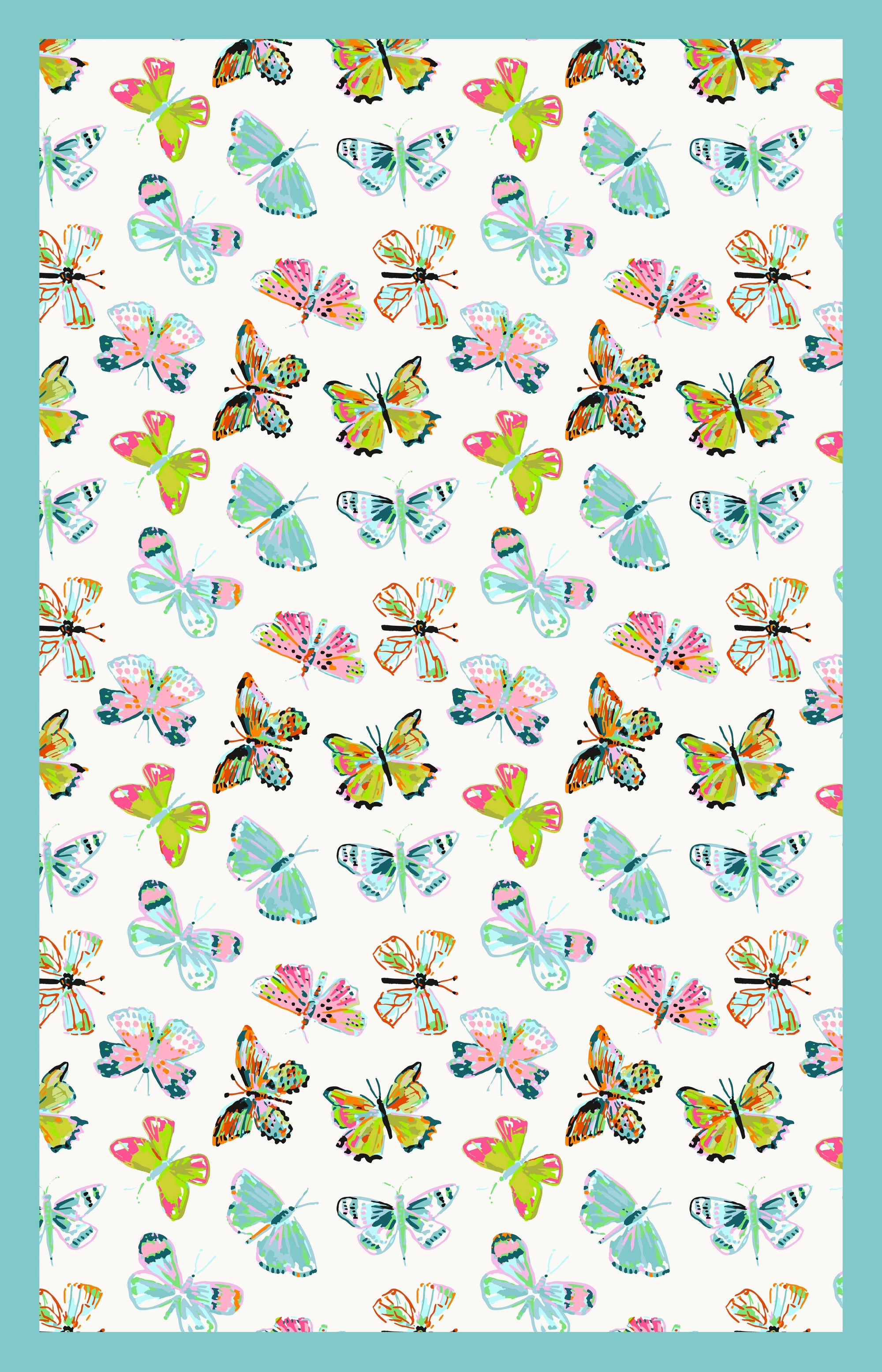 Double Sided Summerfly Tea Towel