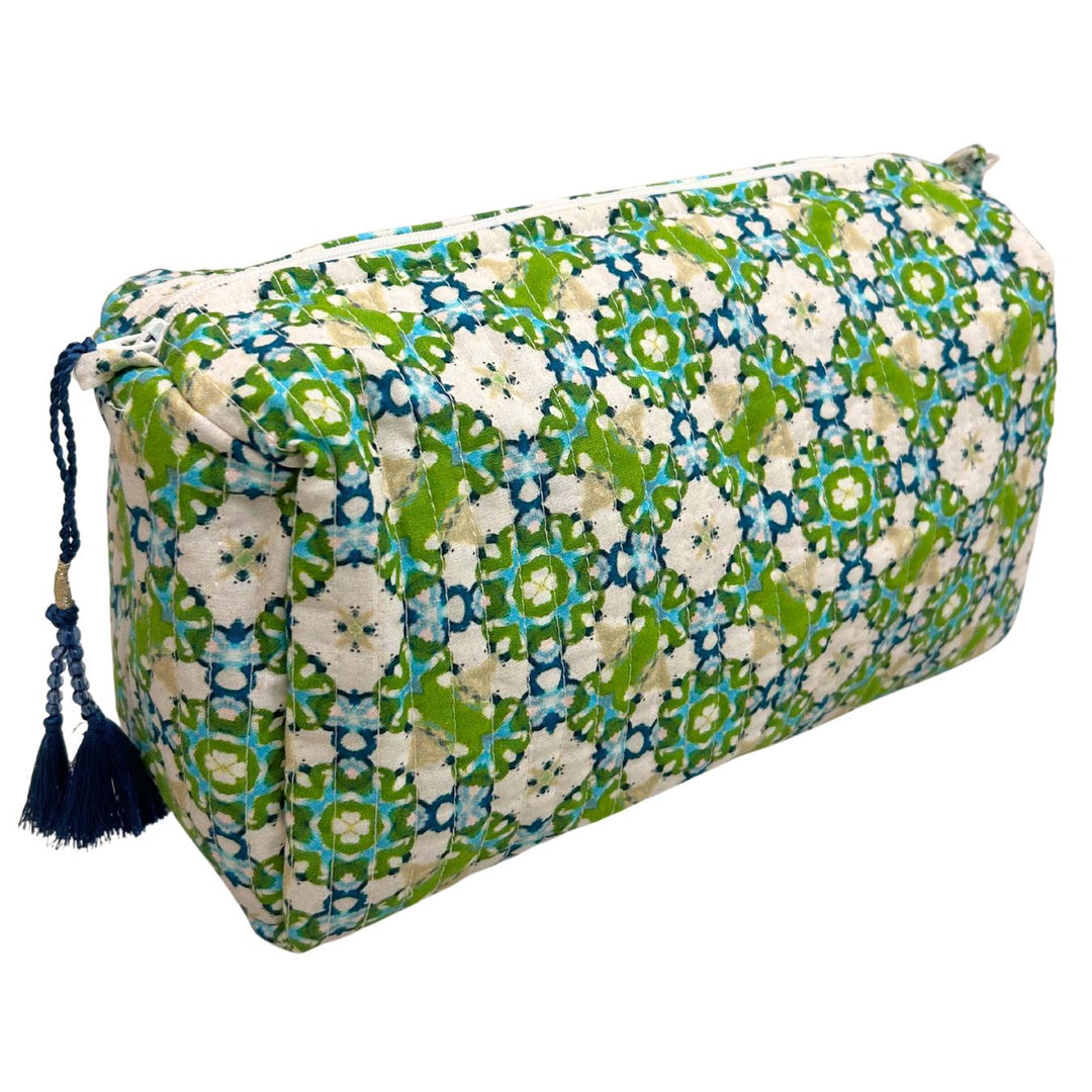 Laura Park Quilted Cosmetic Bag - Large, Assorted Patterns