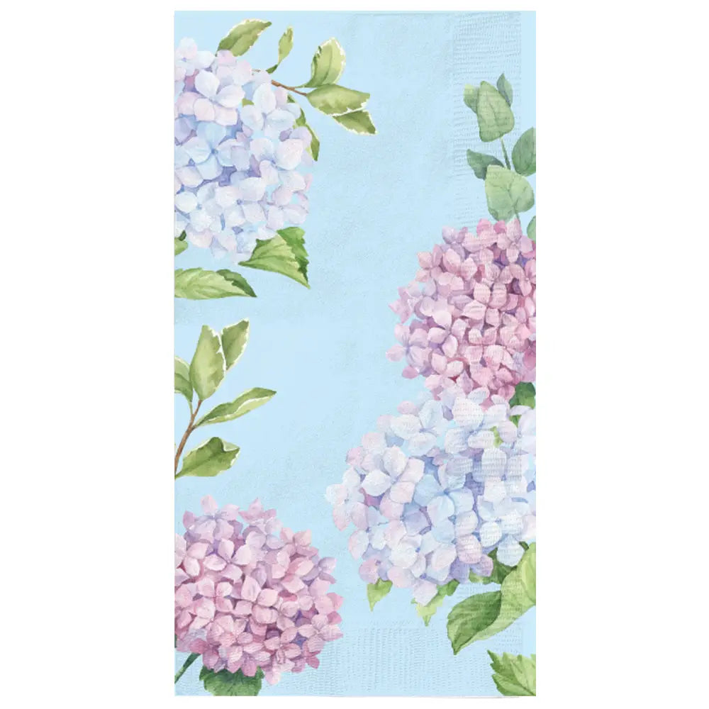 Guest Towel Hydrangea Foil 3 Ply/20pk