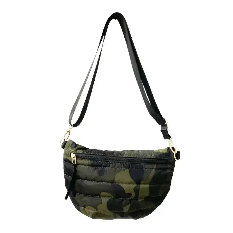 The Blake | Crescent Puffer Sling Bag | 14 Colors