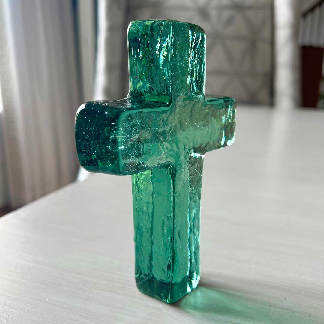 Glass Cross Occasion Gift Box