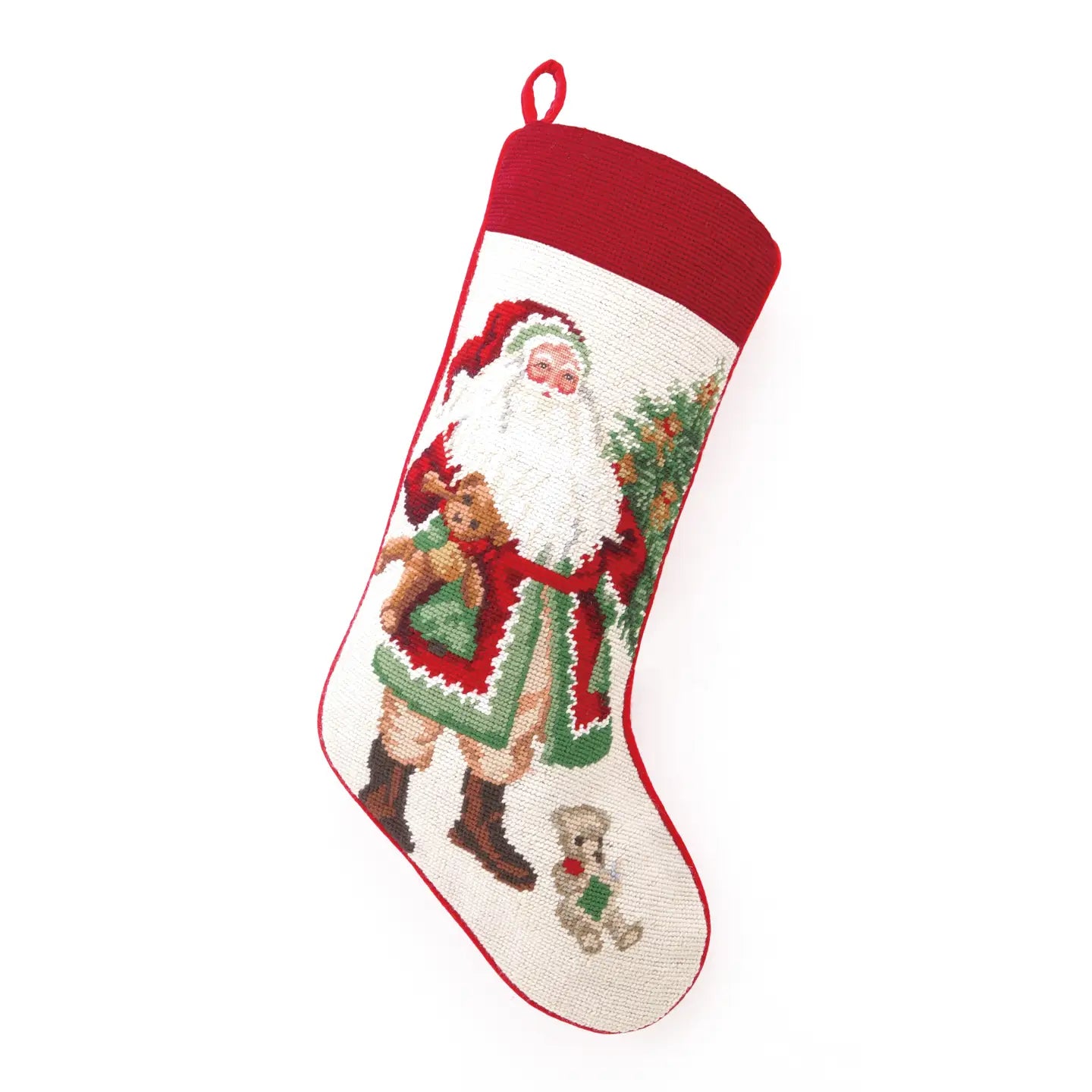 Needlepoint Stockings, Assorted Patterns