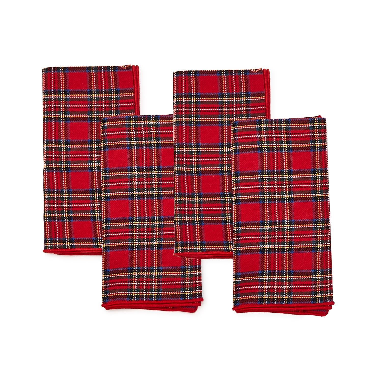 Tartan Traditions Woven Napkins, Set of 4