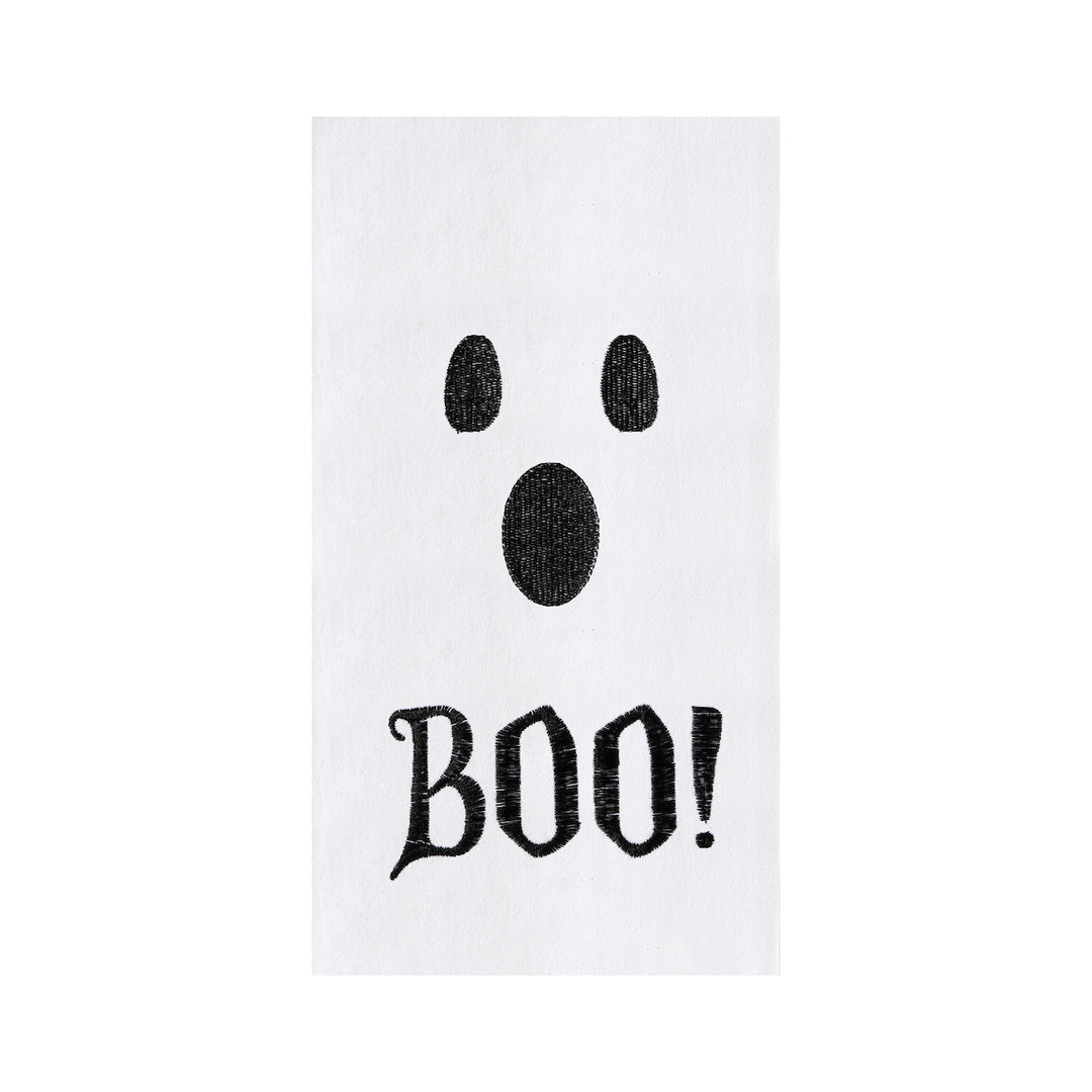 Boo Ghost Flour Sack Kitchen Towel