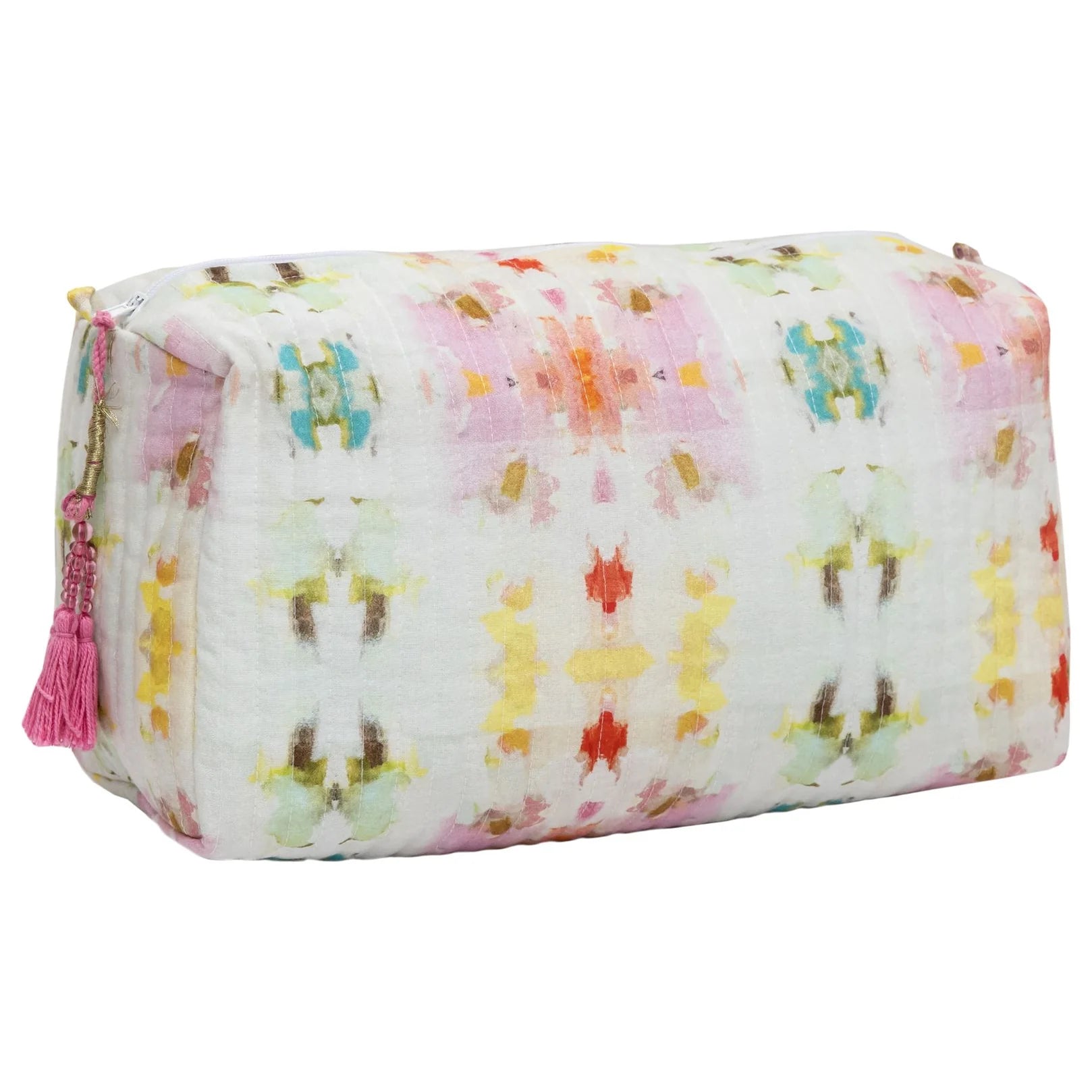 Laura Park Quilted Cosmetic Bag - Large, Assorted Patterns