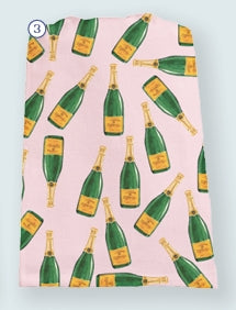 Tea Towel - Champagne Bottles