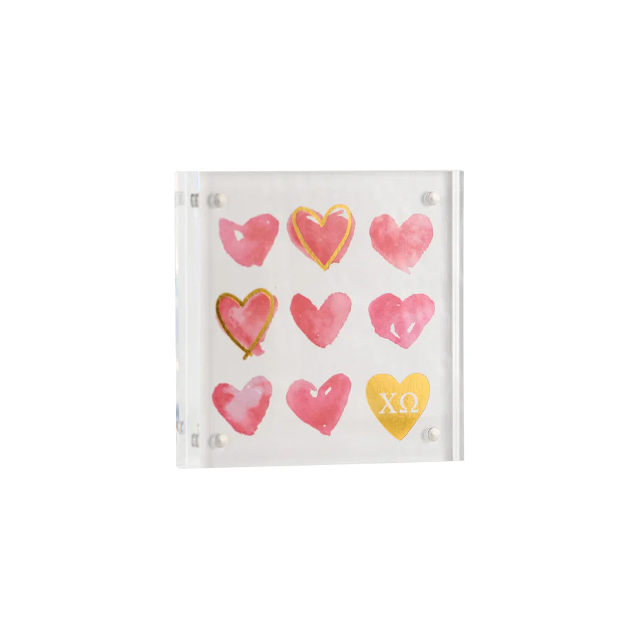 Sorority Heart Mini Print, Assorted