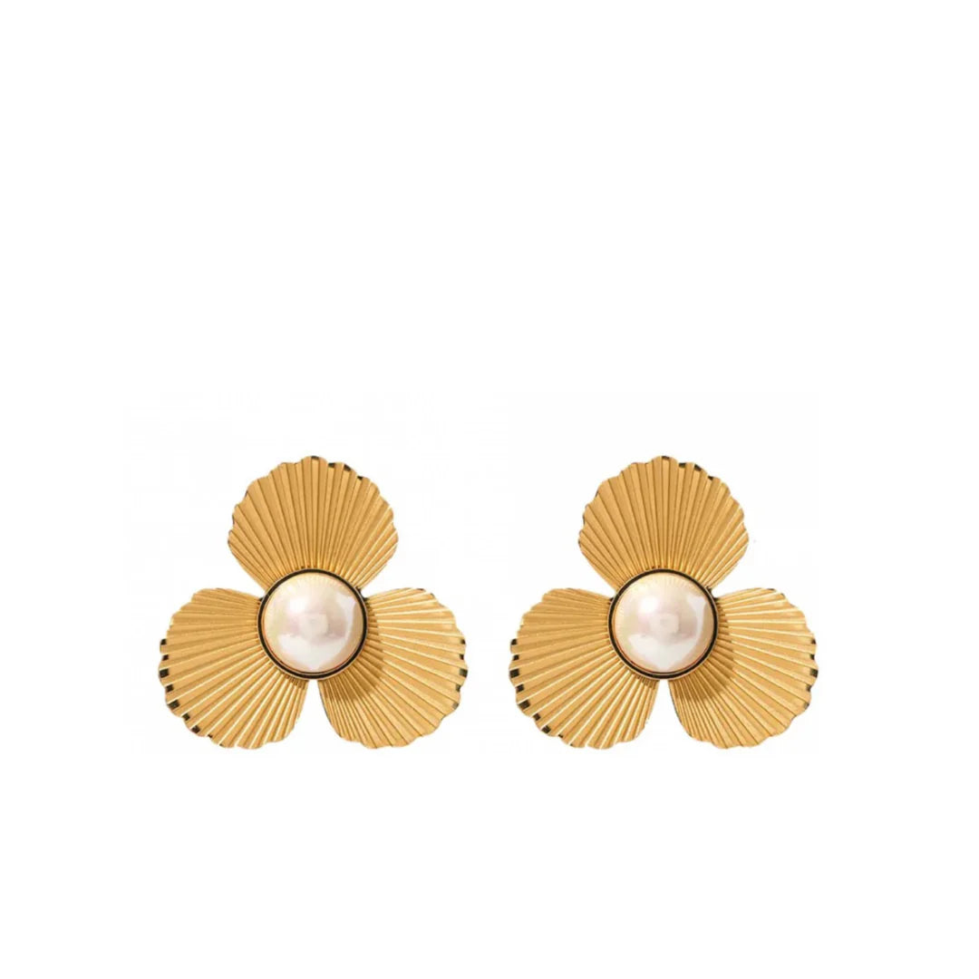 Petals and Pearl Studs