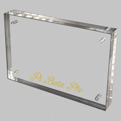 Sorority Acrylic Frames with Gold Lettering, Assorted