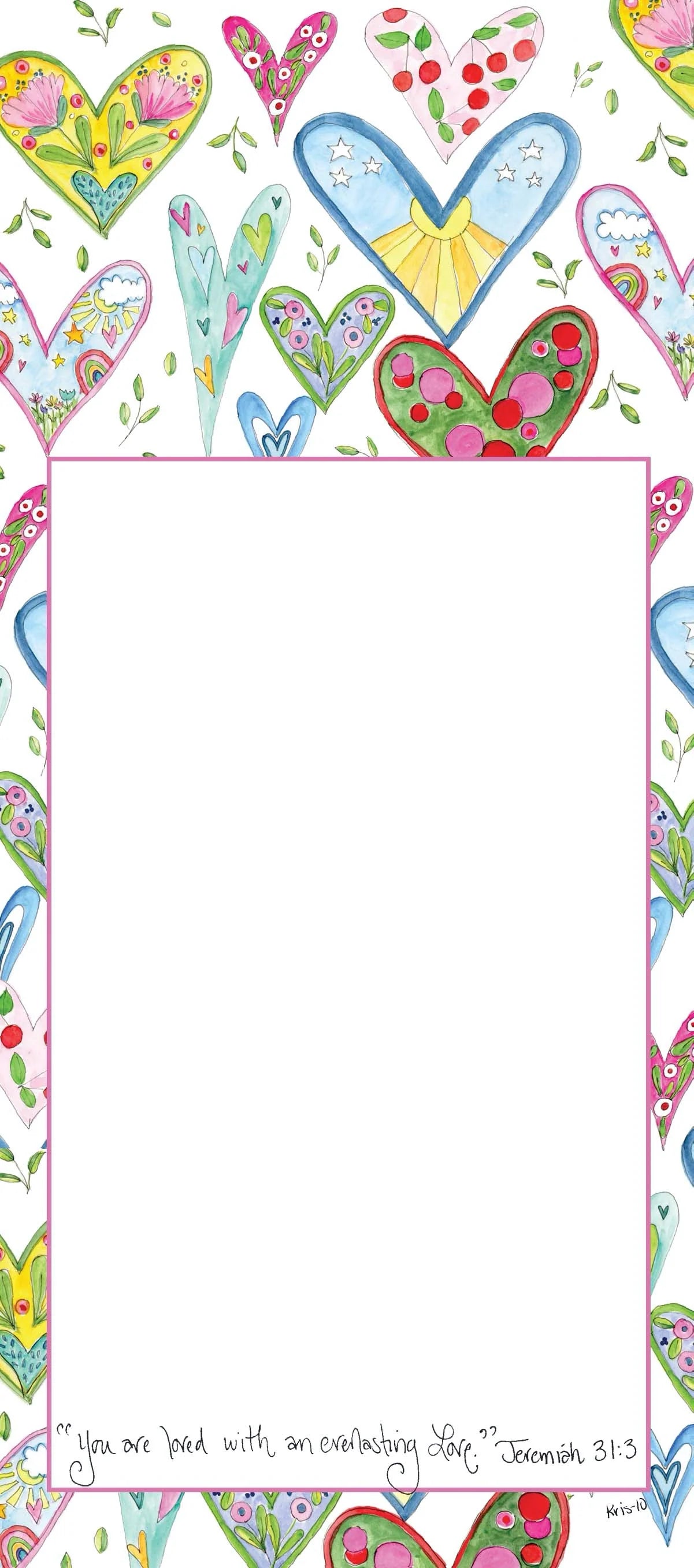 Kris-10's Creations Skinny Notepad, Assorted