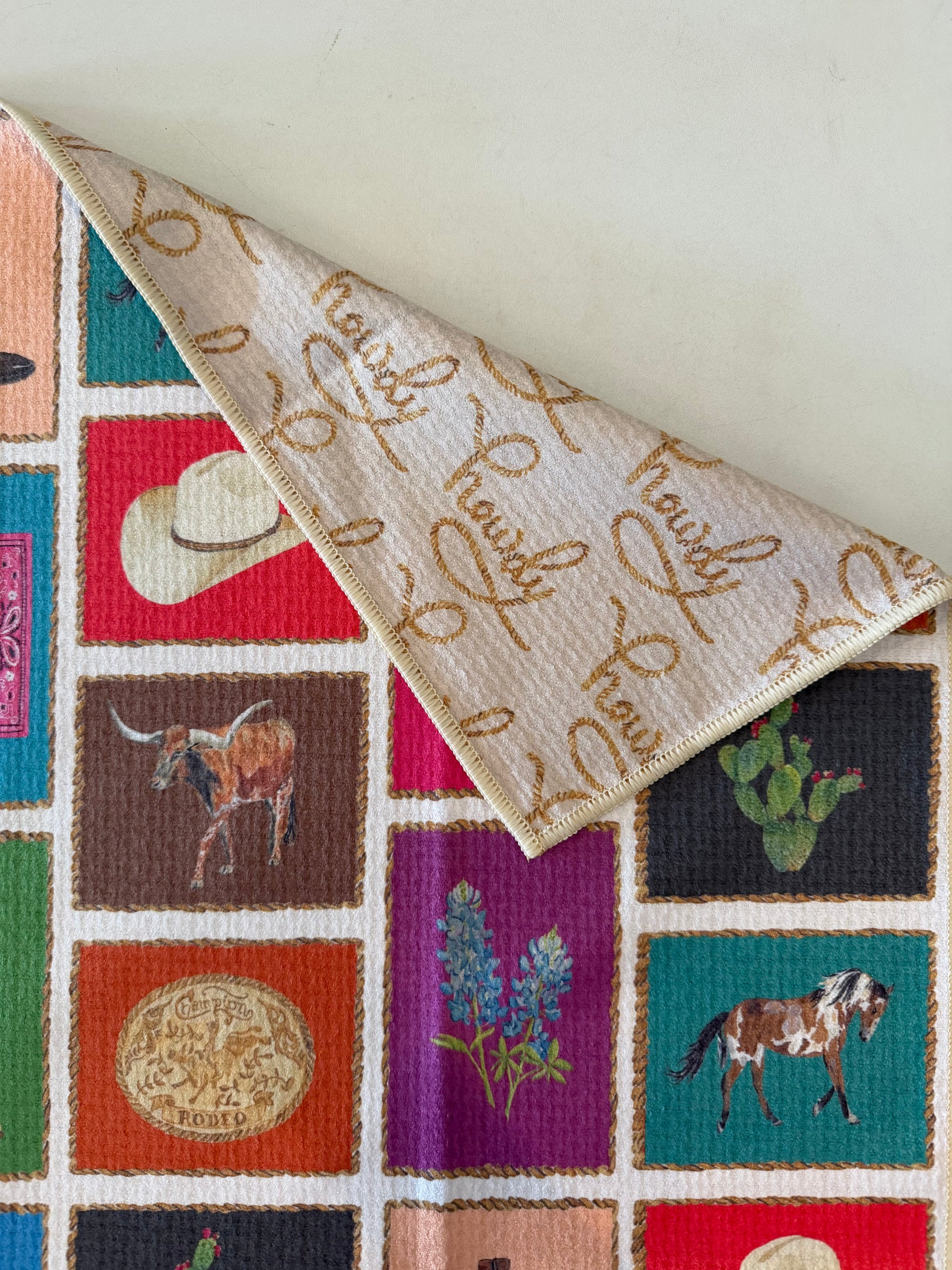 Out West Tea Towel - Double Sided