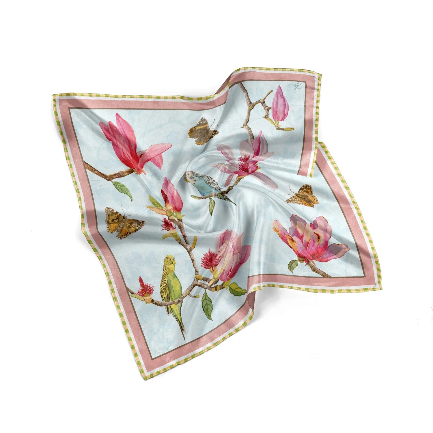 Japanese Magnolia Silk Scarf