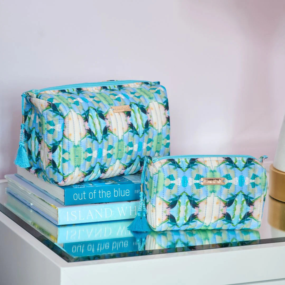 Laura Park Quilted Cosmetic Bag - Large, Assorted Patterns
