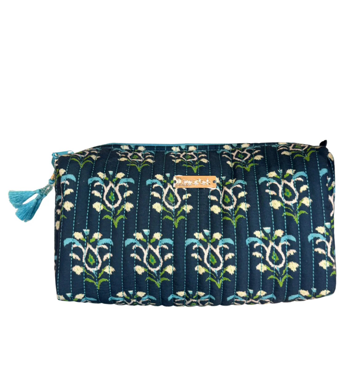 Laura Park Quilted Cosmetic Bag - Large, Assorted Patterns