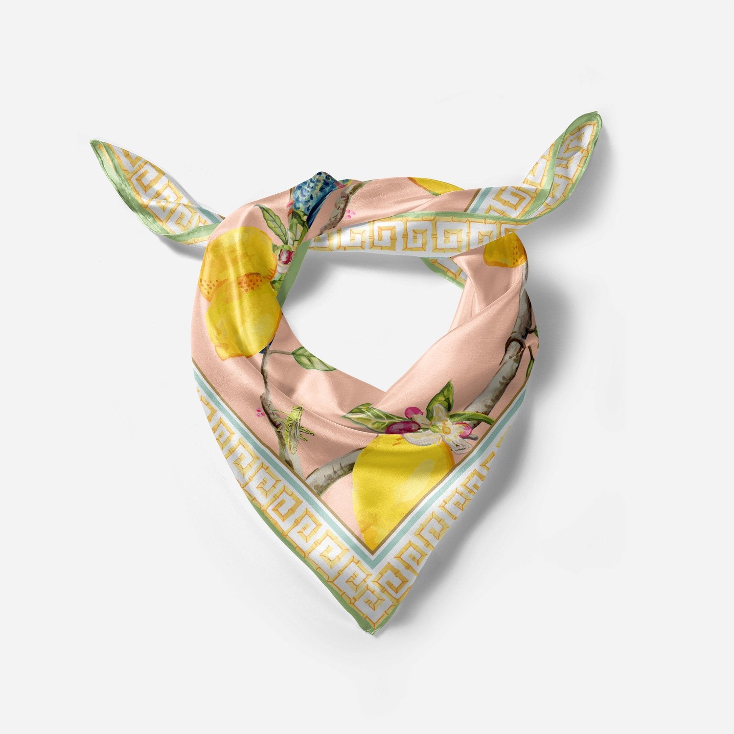 Lemon Silk Scarf