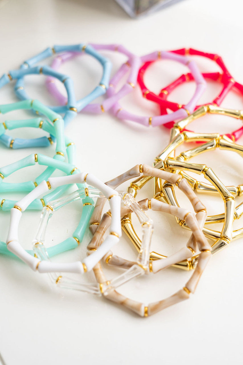 Lucy Bamboo Bracelet, Assorted Colors